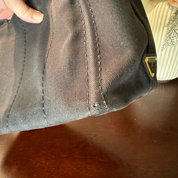 Prada Canapa small tote w/unbranded crossbody strap - Picture 7 of 15